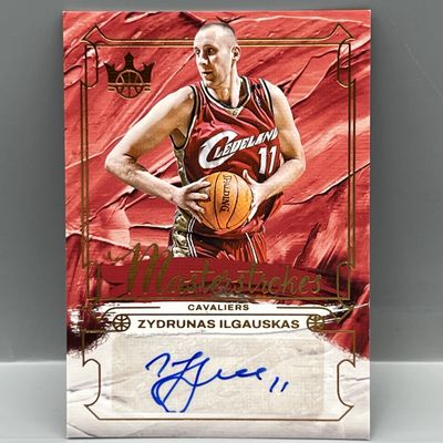 Sale Photo Thumbnail #68: 2024-25 Panini Court Kings Zydrunas Ilgauskas Masterstrokes Auto #/99