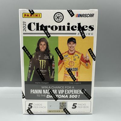 Sale Photo Thumbnail #96: 2021 Panini Chronicles NASCAR Racing Sealed Blaster Box - 1 Auto or Memorabilia per box