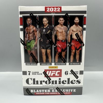 Sale Photo Thumbnail #99: 2022 Panini Chronicles UFC Sealed Blaster Box - Possible Rookies of Tom Aspinall and Ilia Topuria