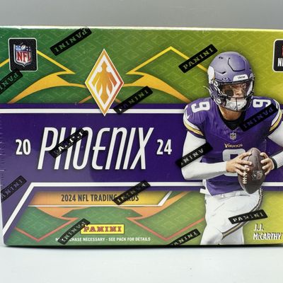 Sale Photo Thumbnail #165: 2024 Panini Phoenix Football Sealed Blaster Box - Possible Rookies of Caleb Williams, Bo Nix, Jayden Daniels, Drake Maye