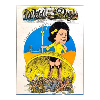 Sale Photo Thumbnail #146: Wild Dog Vol. 1 No. 1 underground comic book featuring cover art by R. Crumb, published in San Francisco, California.
