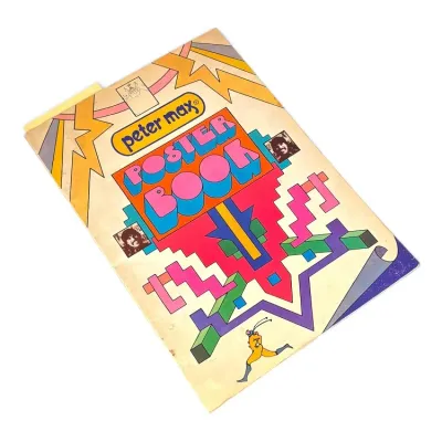 Sale Photo Thumbnail #127: Vintage Peter Max Poster Book featuring iconic psychedelic artwork and colorful graphic designs from the 1970s.
