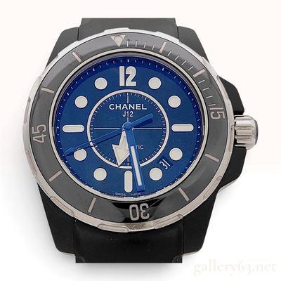 Sale Photo Thumbnail #215: Chanel J12 42mm Marine Black Ceramic and Stainless Steel Automatic Diver Watch