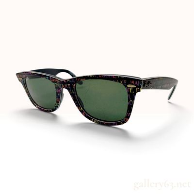 Sale Photo Thumbnail #509: Ray-Ban Wayfarer RB 2140 Special Series #5 Black Acetate Sunglasses