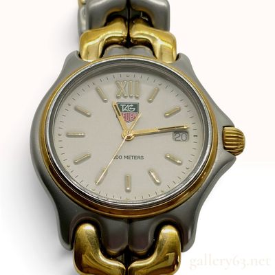 Sale Photo Thumbnail #159: Vintage TAG Heuer S/el S05.013M Two Tone Professional 200 Meters Wristwatch
