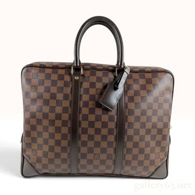 Sale Photo Thumbnail #245: Louis Vuitton Porte-Documents Voyage GM Brown Damier Ebene Coated Canvas Briefcase