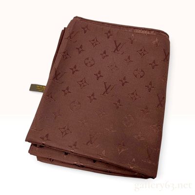 Sale Photo Thumbnail #226: Louis Vuitton Silk Long Scarf in Monogram Chocolate Brown