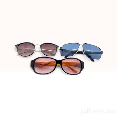 Sale Photo Thumbnail #82: A Trio of Mercedes-Benz and Mode Design Mixed Media Sunglasses