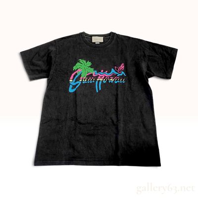 Sale Photo Thumbnail #545: Gucci Hawaii Black Cotton Graphic T-shirt Size Medium