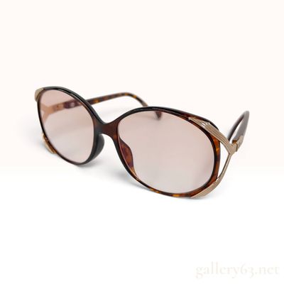 Sale Photo Thumbnail #423: Vintage Christian Dior 2428A Tortoiseshell Optyl Women's Oversized Sunglasses