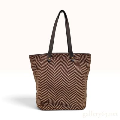 Sale Photo Thumbnail #261: Hermes Cabas Chennai Brown Woven Leather Tote PM