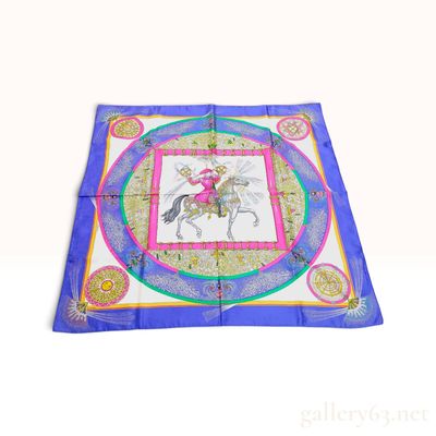 Sale Photo Thumbnail #18: Hermes Feux d'Artifice Silk Carre 90