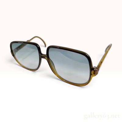 Sale Photo Thumbnail #262: Vintage Christian Dior Monsieur 2091 Transparent Olive Optyl Sunglasses