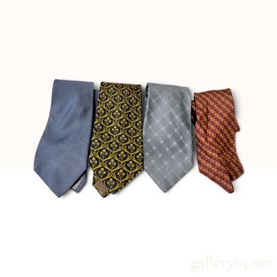 Sale Photo Thumbnail #408: A Collection of Gucci Christian Dior and Yves Saint Laurent Silk Neckties