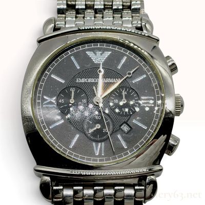Sale Photo Thumbnail #258: Emporio Armani AR-0314 Silver Stainless Steel Chronograph Wristwatch