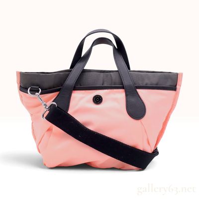 Sale Photo Thumbnail #231: Marc by Marc Jacobs 2way Peach Nylon and Leather Tote Bag
