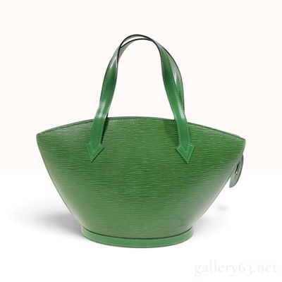 Sale Photo Thumbnail #58: Vintage Louis Vuitton Saint Jacques GM Borneo Green Epi Leather Shoulder Bag