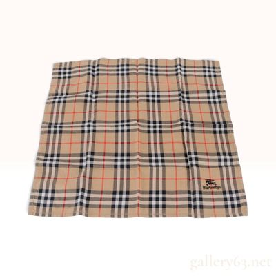 Sale Photo Thumbnail #51: Vintage Burberrys House Check Cotton Kerchief
