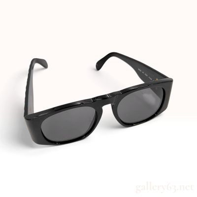 Sale Photo Thumbnail #17: Vintage Chanel Black Quilted CC Logo Sunglasses with Case