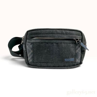 Sale Photo Thumbnail #257: Burberry Blue Label Black Denim Waist Bag