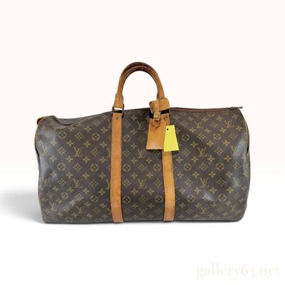 Sale Photo Thumbnail #206: Vintage Louis Vuitton Monogram Keepall 55 Travel Bag