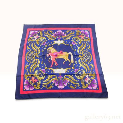 Sale Photo Thumbnail #83: Vintage Hermes Cheval Turc Silk Carre 90