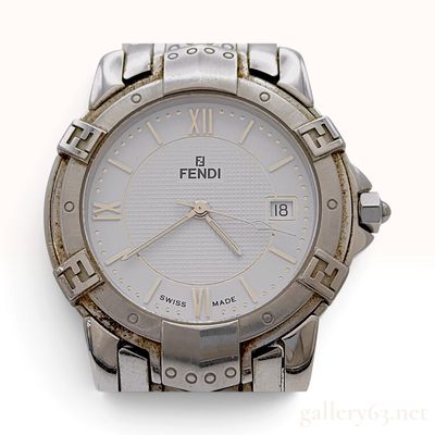 Sale Photo Thumbnail #43: Fendi 3500 G Silver Dial Stainless Steel Quartz Wristwatch 35mm
