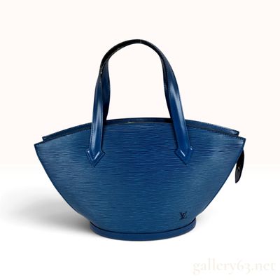 Sale Photo Thumbnail #332: Louis Vuitton Saint Jacques Toledo Blue Epi Leather Tote Bag GM