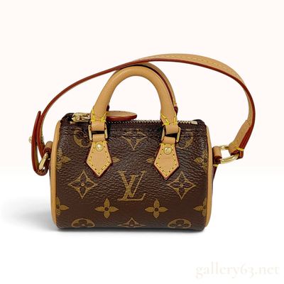 Sale Photo Thumbnail #374: Louis Vuitton Monogram Nano Speedy Micro Bag Charm