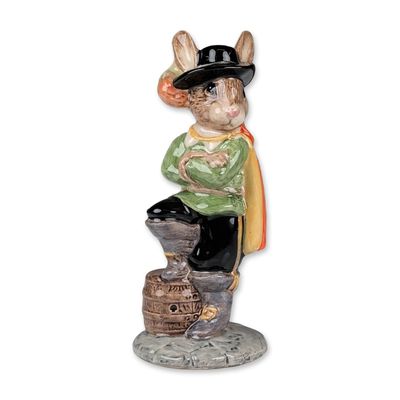 Sale Photo Thumbnail #8: Royal Doulton Bunnykins Prototype Colorway Figurine, Cavalier DB179