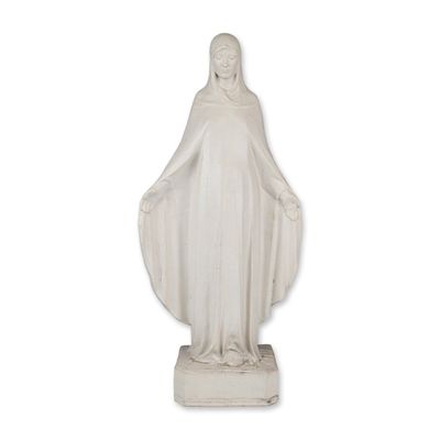 Sale Photo Thumbnail #61: After Dorothy Anne Aldrich Rope (British, 1883-1971) Stoneware Madonna Sculpture