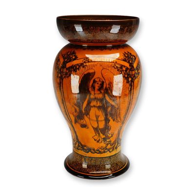 Sale Photo Thumbnail #220: Doulton Burslem Morrisian Ware Angels Vase