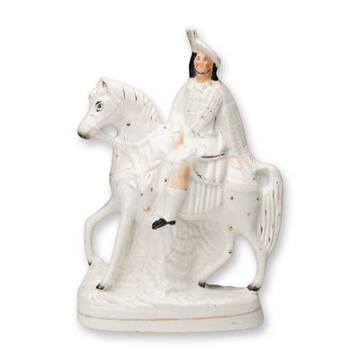 Sale Photo Thumbnail #131: Staffordshire Figurine, Scottish Highlander on Horseback
