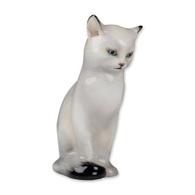 Sale Photo Thumbnail #39: Royal Doulton Porcelain Figurine, Cat Seated HN109