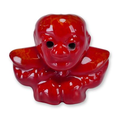 Sale Photo Thumbnail #109: Royal Doulton Flambe Figurine, Diakokan