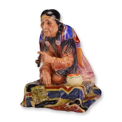 Sale Photo Thumbnail #112: Royal Doulton by Charles Noke Figurine, Calumet HN1428