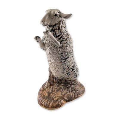 Sale Photo Thumbnail #176: Cobridge Stoneware England Ceramic Sheep Figurine