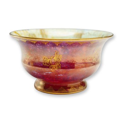 Sale Photo Thumbnail #207: Wedgwood Fairyland Lustre Butterfly Bowl, Z4827