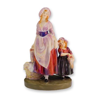 Sale Photo Thumbnail #63: Doulton & Co. Porcelain Figurine, London Cry, Strawberries HN749