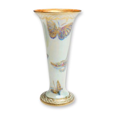 Sale Photo Thumbnail #204: Wedgwood Fairyland Lustre Vase, Butterflies