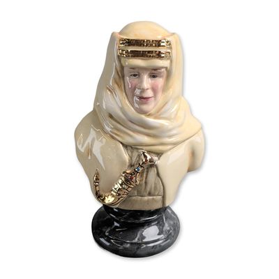 Sale Photo Thumbnail #126: Michael Sutty Fine China Bust, Lawrence of Arabia