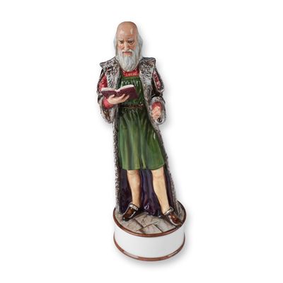 Sale Photo Thumbnail #117: Royal Doulton Prototype Colorway Figurine, Leonardo Da Vinci