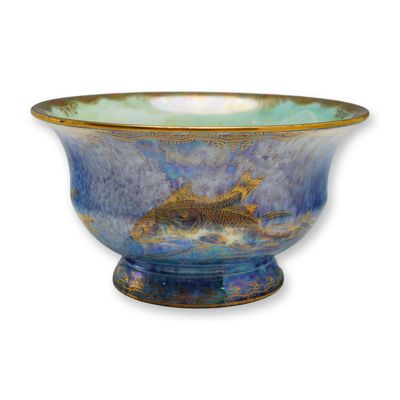 Sale Photo Thumbnail #200: Wedgwood Fairyland Lustre Fish Bowl, Z4920