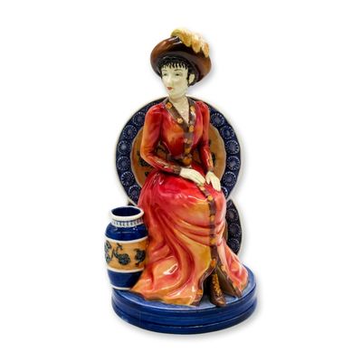 Sale Photo Thumbnail #97: Kevin Francis Ceramic Art Deco Figurine, Hannah Barlow