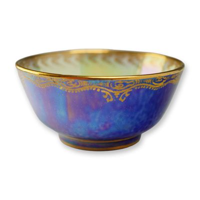 Sale Photo Thumbnail #195: Wedgwood Fairyland Lustre Serpent and Cat Cup