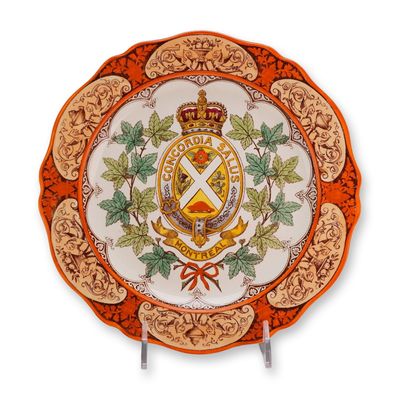 Sale Photo Thumbnail #302: Wedgwood Etruria Earthenware Commemorative Plate, Montreal