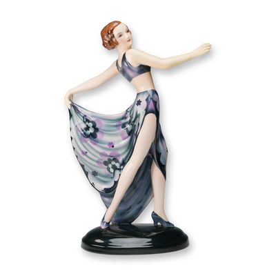 Sale Photo Thumbnail #54: Goldscheider Art Deco Figurine, Dancer