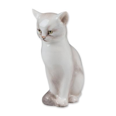 Sale Photo Thumbnail #38: Royal Doulton Colorway Porcelain Figurine, Cat Seated