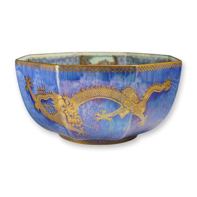 Sale Photo Thumbnail #191: Wedgwood Dragon Lustre Octagonal Large Bowl