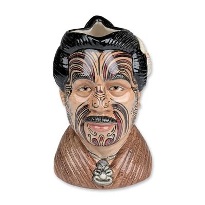Sale Photo Thumbnail #146: Royal Doulton Prototype Large Character Jug, The Maori